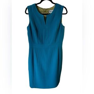Danny & Nicole Teal and Olive dress size 8